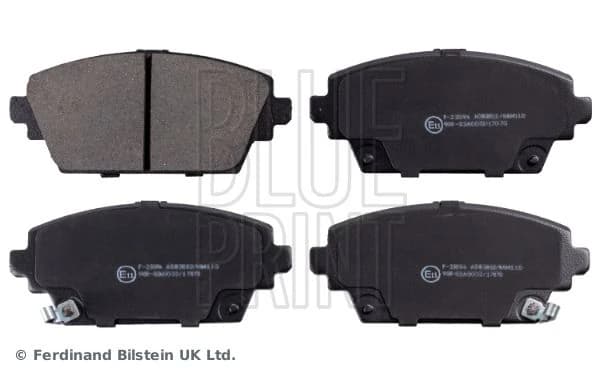 BLUE PRINT Brake Pad Set, disc brake ADH24256