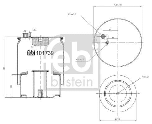Bellow, air suspension