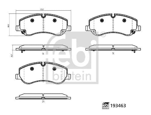 Brake Pad Set, disc brake