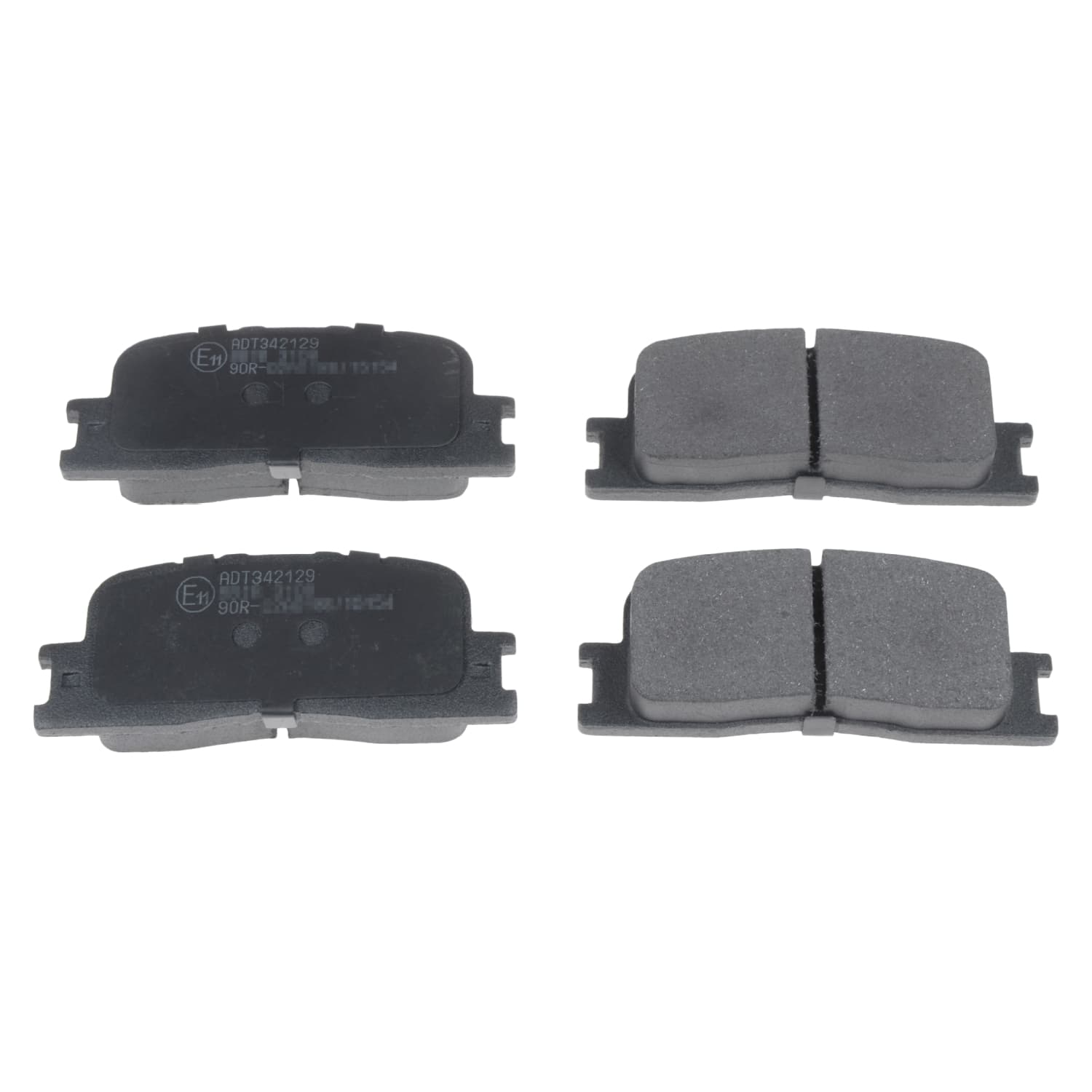 Rear brake pads set