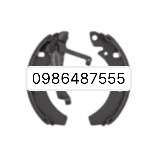 Rear brake pads set