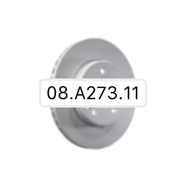 Rear brake discs set