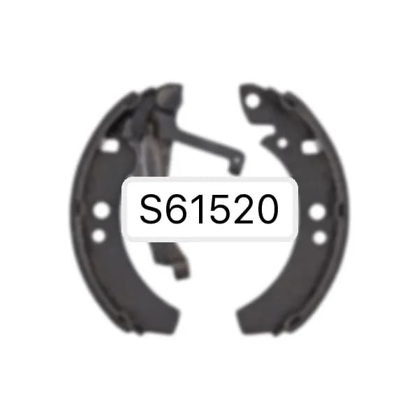 Rear brake pads set