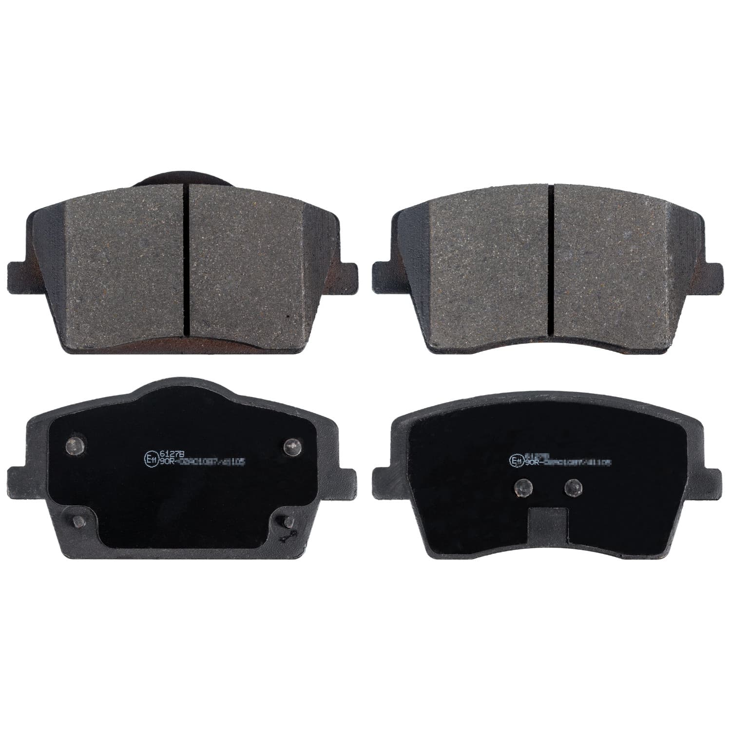 Rear brake pads set