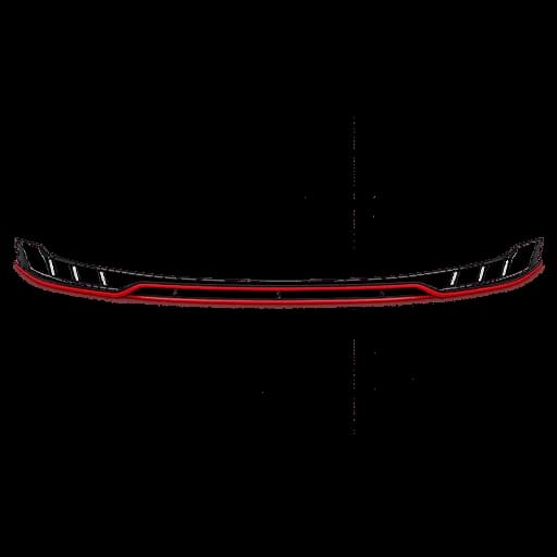 Omoda OMODA E5 2025-Present Front Bumper Styling Trim (Red)
